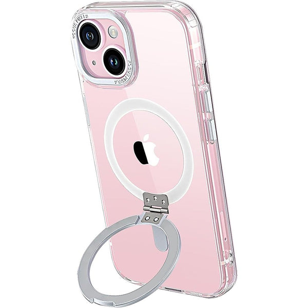 Hybrid-Flex Kickstand Case with Magsafe for Apple iPhone 15 - Clear