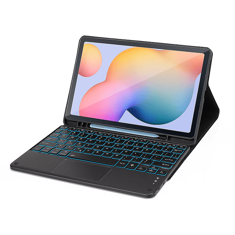 Keyboard Folio Case for Samsung Galaxy Tab S6 Lite - Black