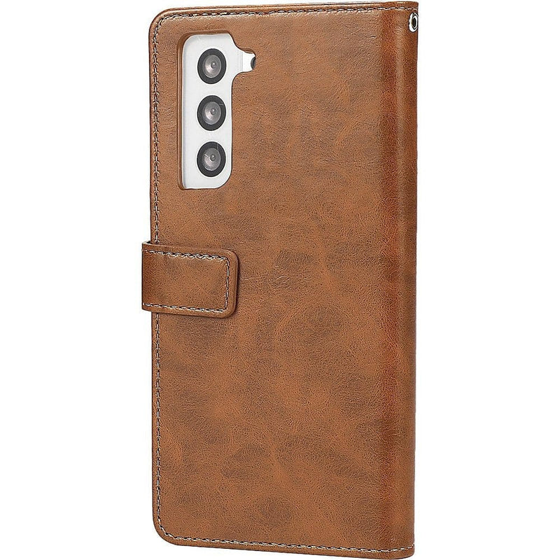 Folio Wallet Case for Samsung Galaxy S23+ - Brown