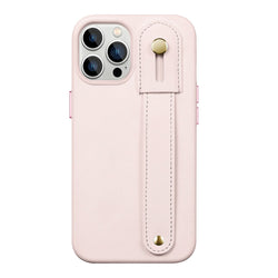 FingerGrip Series Case Faux Leather with Magsafe for Apple iPhone 14 Pro Max - Pink