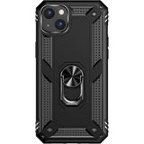 Military Kickstand Series Case with Belt Clip for Apple iPhone 14 Plus - Black