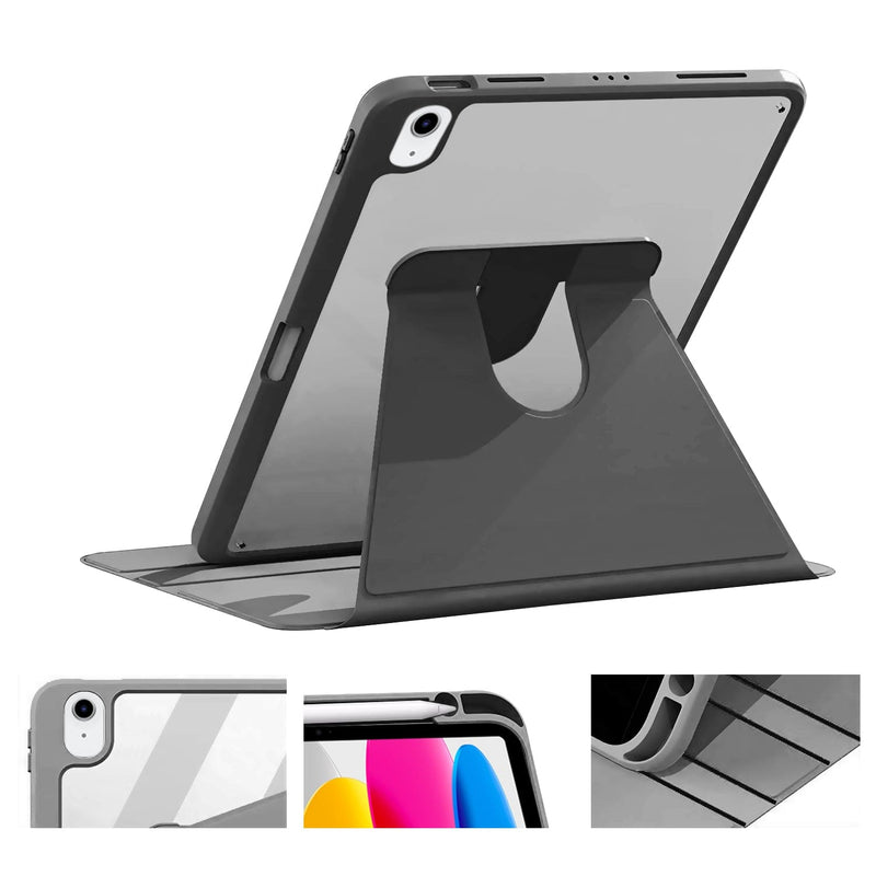 Rotating Folio Case for Apple iPad 10.9" (10th Generation 2022) - Black