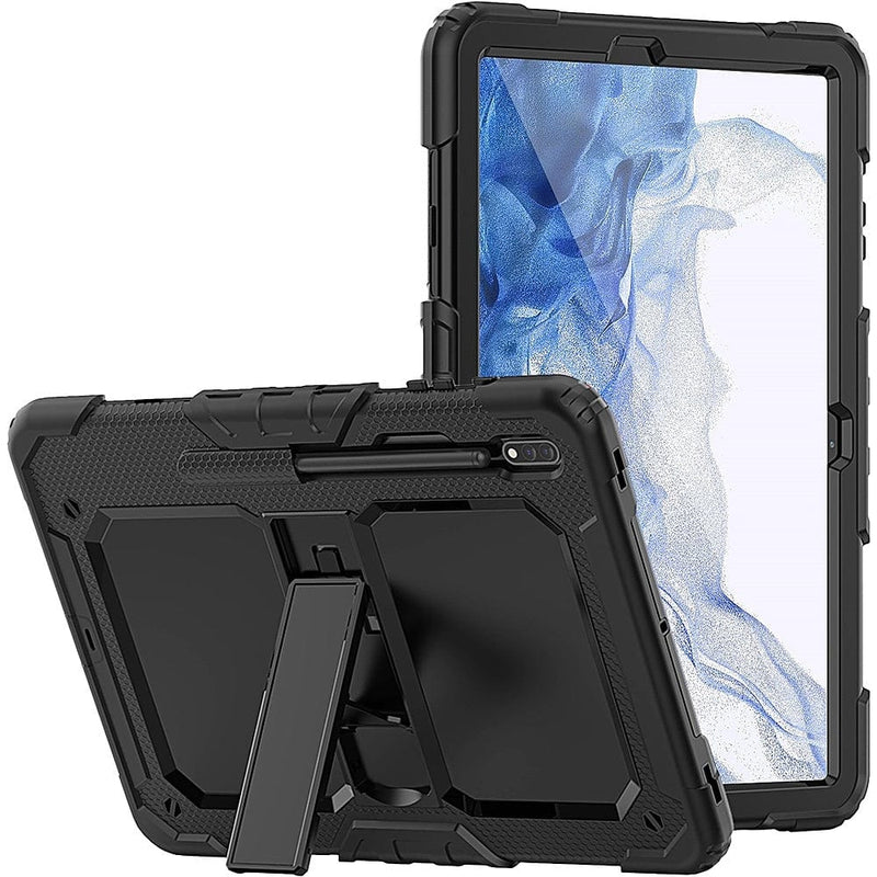 Defense Series Case for Samsung Galaxy Tab S7 and Tab S8 - Black