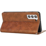 Folio Wallet Case for Samsung Galaxy S23 - Brown