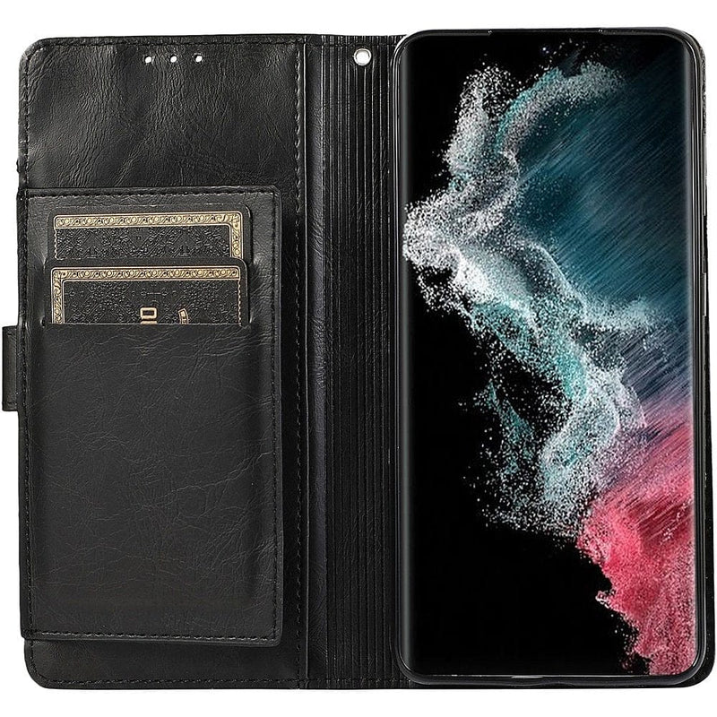 Folio Wallet Case for Samsung Galaxy S23 - Black