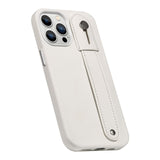 FingerGrip Series Case Faux Leather with Magsafe for Apple iPhone 14 Pro Max - White