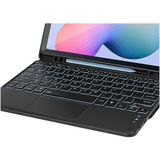 Keyboard Folio Case for Samsung Galaxy Tab S6 Lite - Black