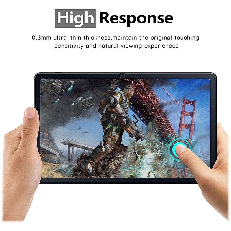 ZeroDamage Ultra Strong Tempered Glass Screen Protector for Galaxy Tab S8, Tab S9 and Tab S9 FE - Clear