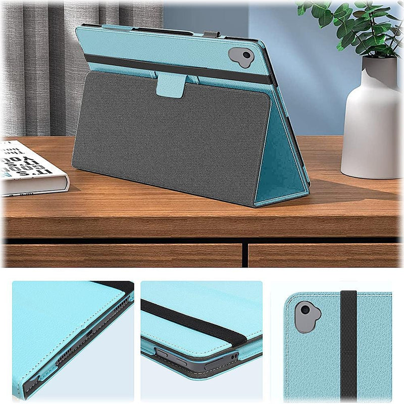 Bi-Fold Folio Case for Apple iPad 10.2" (9th Generation 2021) - Aqua