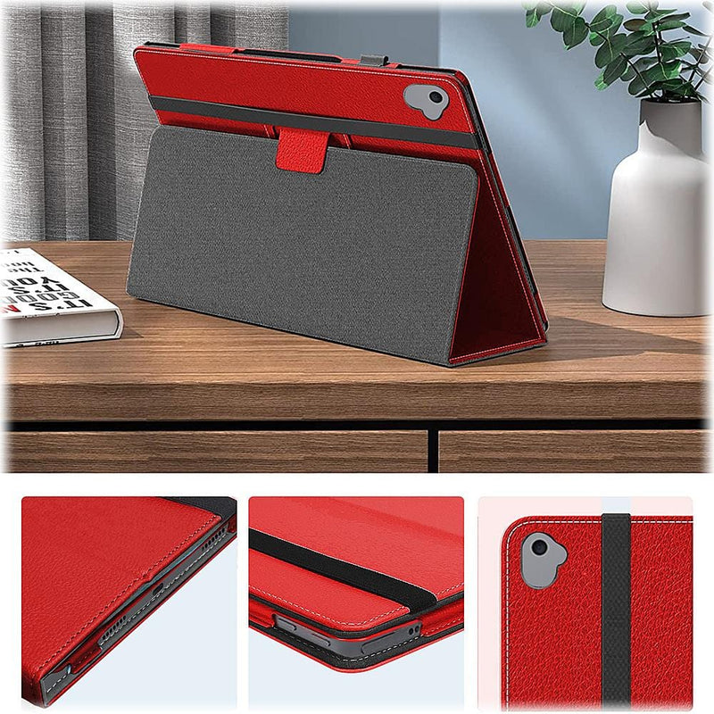 Bi-Fold Folio Case for Apple iPad 10.2" (9th Generation 2021) - Red