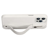 FingerGrip Series Case Faux Leather with Magsafe for Apple iPhone 14 Pro Max - White