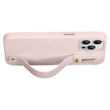 FingerGrip Series Case Faux Leather with Magsafe for Apple iPhone 14 Pro Max - Pink