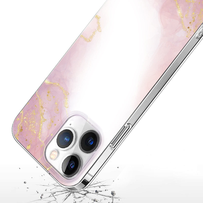 Marble Series Case with MagSafe for Apple iPhone 15 Pro Max - Pink Marble