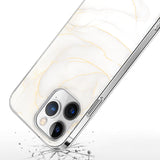 Marble Series Case with MagSafe for Apple iPhone 15 Pro - White Marble