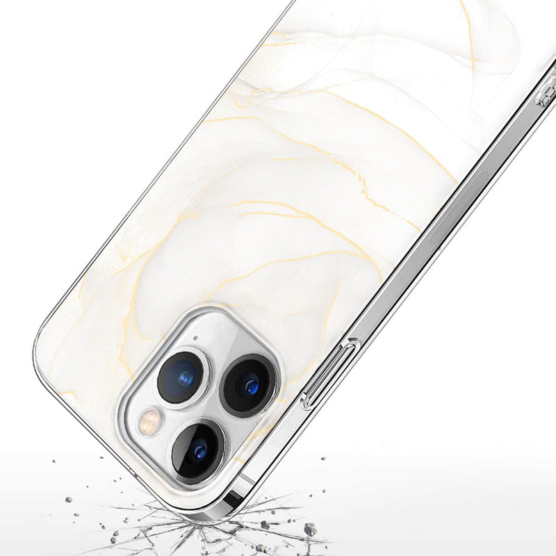 Marble Series Case with MagSafe for Apple iPhone 15 Pro Max - White Marble