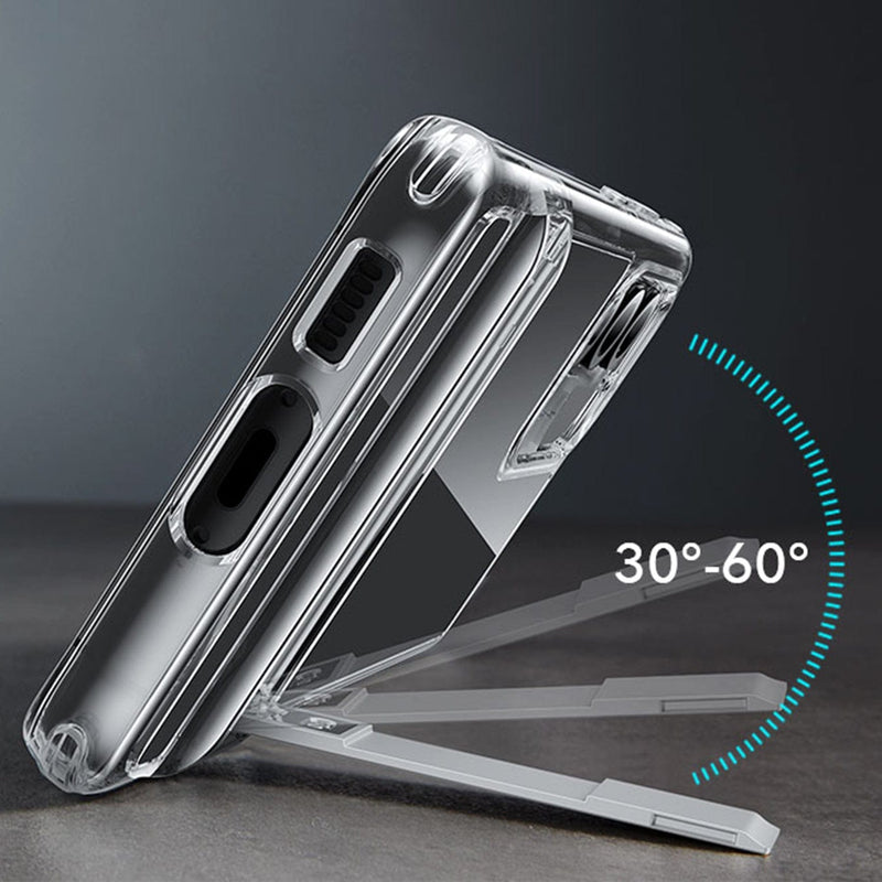 AirShield Boost Kickstand Series Case for Samsung Galaxy S23 - Clear