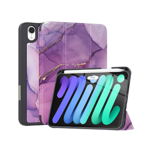 Folio Case for Apple iPad mini (6th Generation 2021) - Purple Marble