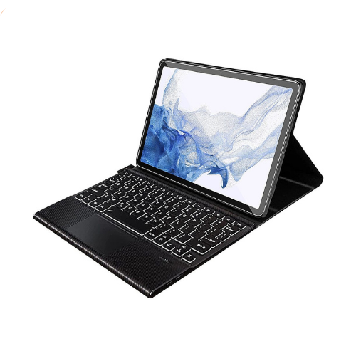 Keyboard Case for Samsung Galaxy Tab S8+, Tab S9+ and Tab S9 FE+ - Black