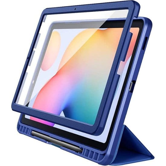 Heavy Duty Folio Case for Samsung Galaxy Tab S6 Lite (2020/2022) - Blue