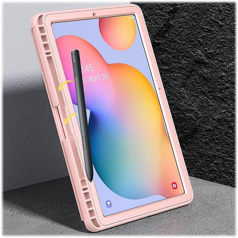 Heavy Duty Folio Case for Samsung Galaxy Tab S6 Lite (2020/2022) - Rose Gold